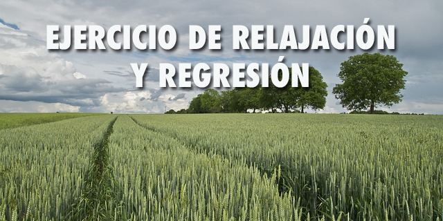 Audio ejercicio de relajación y regresión