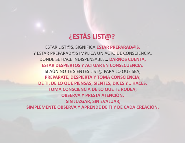 ¿Estás list@? Diciembre 10 de 2012