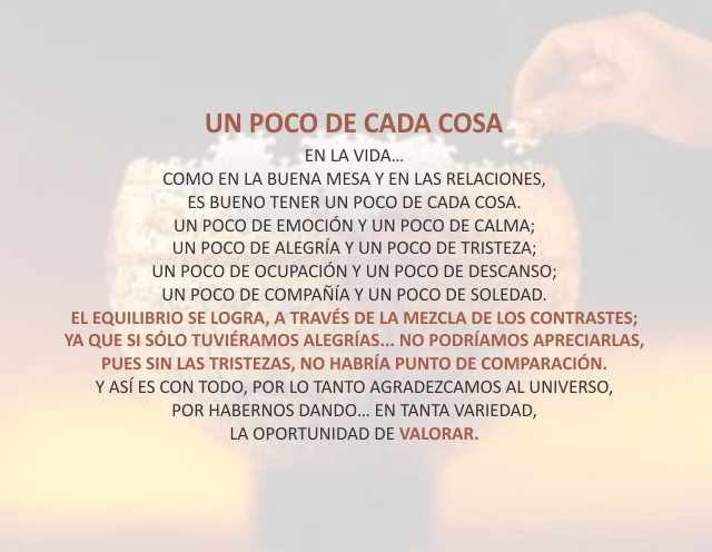 Un poco de cada cosa Noviembre 06 de 2012